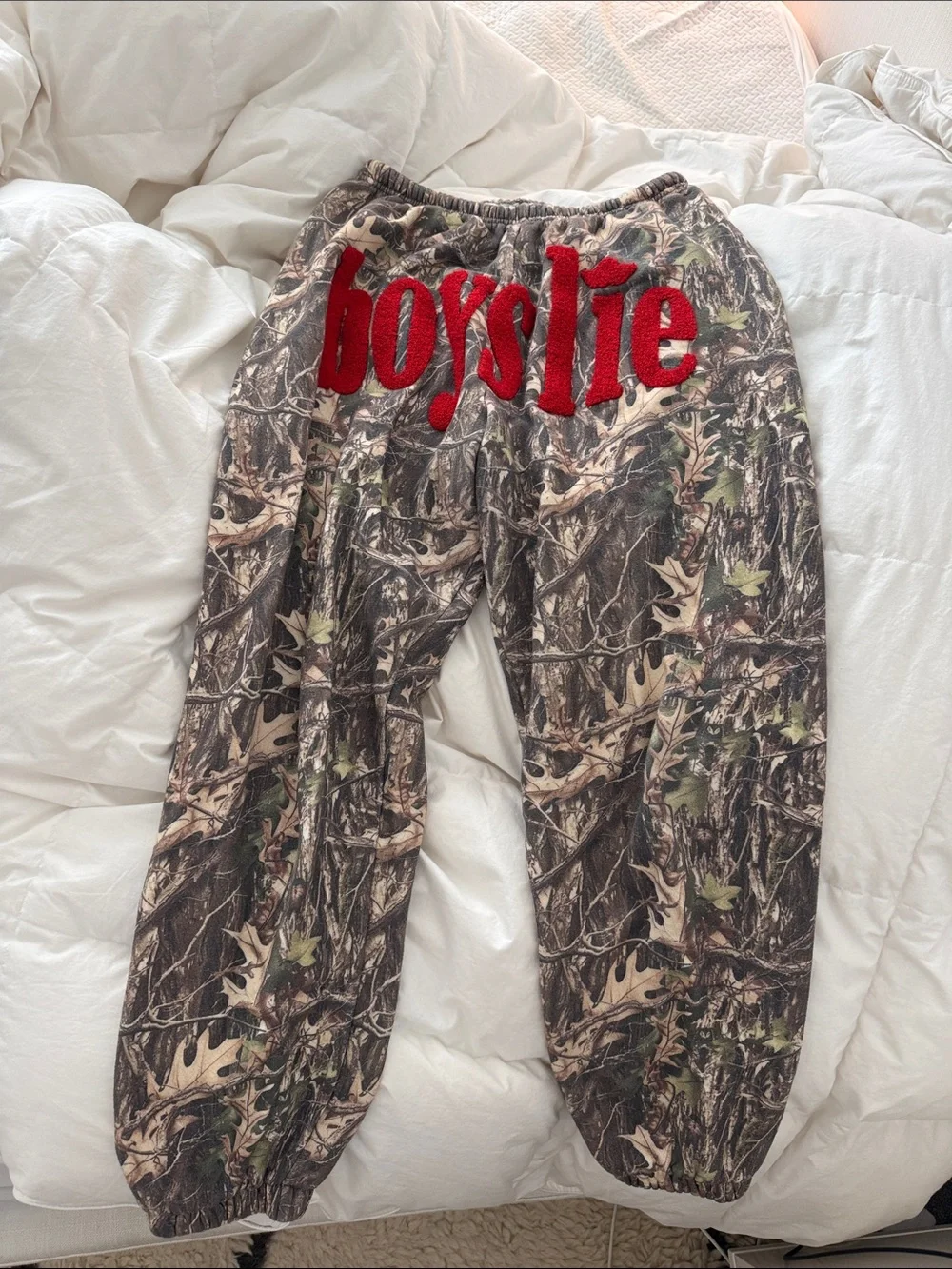 Boys lie camo sweatpants